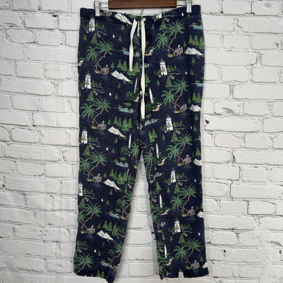 Vineyard Vines Men's Flannel Lounge Pants S Nautical Navy Pajama‎ Boat Skiing - Picture 1 of 16